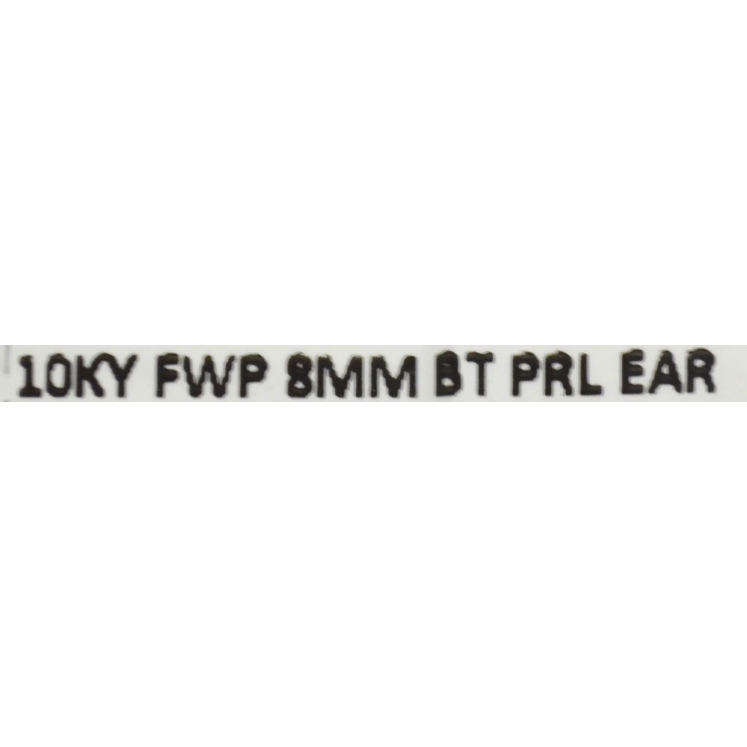 Fine Jewellery Pearl Stud Earrings 10K Yellow Gold - Image 4