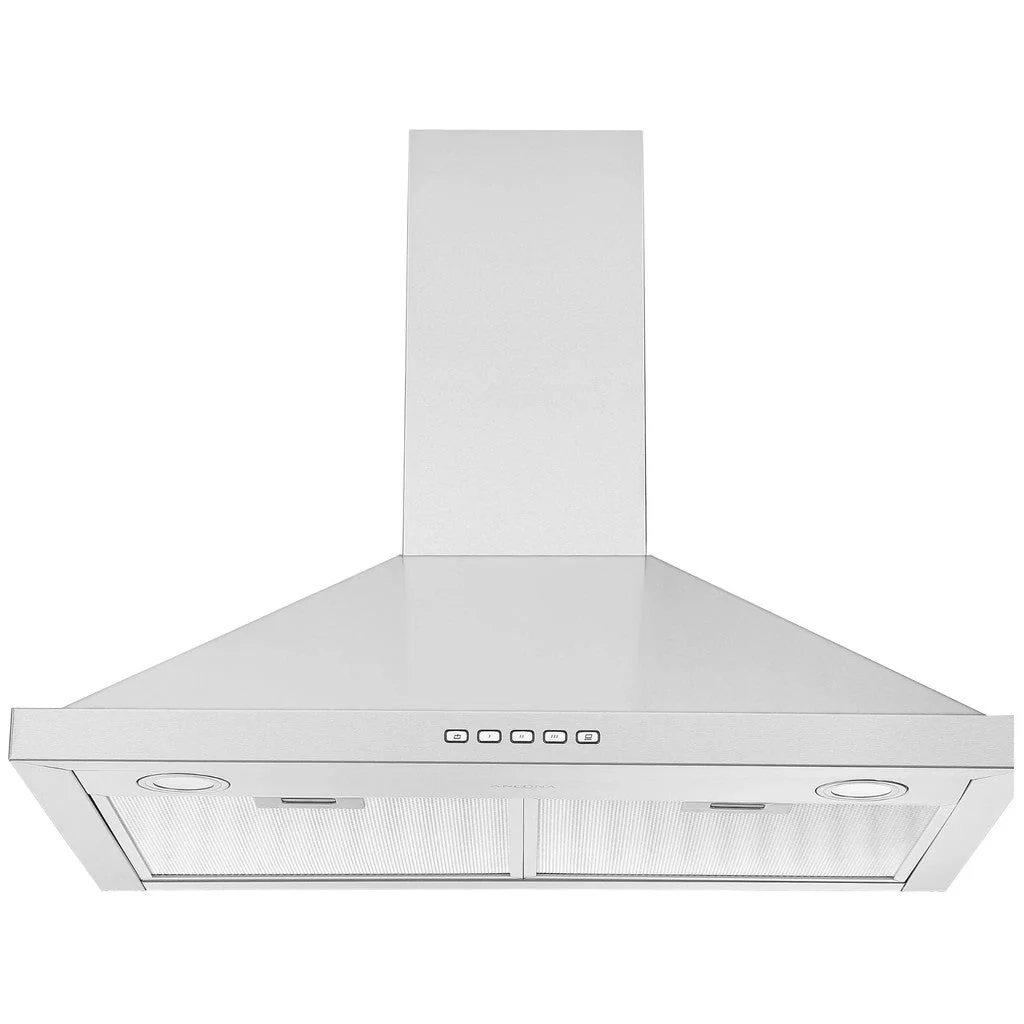 Ancona 30" Convertible WallMounted Pyramid Range Hood Stainless Steel AN-1161