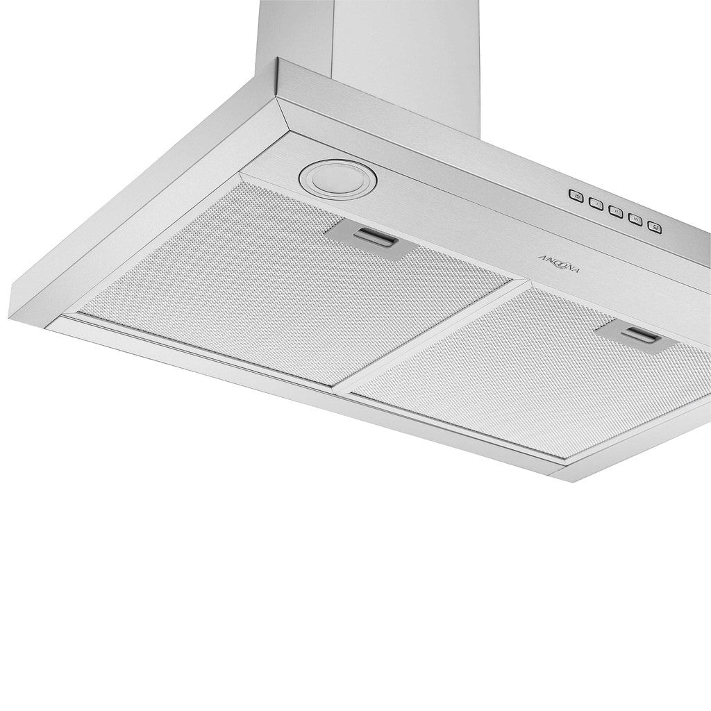 Ancona 30" Convertible WallMounted Pyramid Range Hood Stainless Steel AN-1161 - Image 3