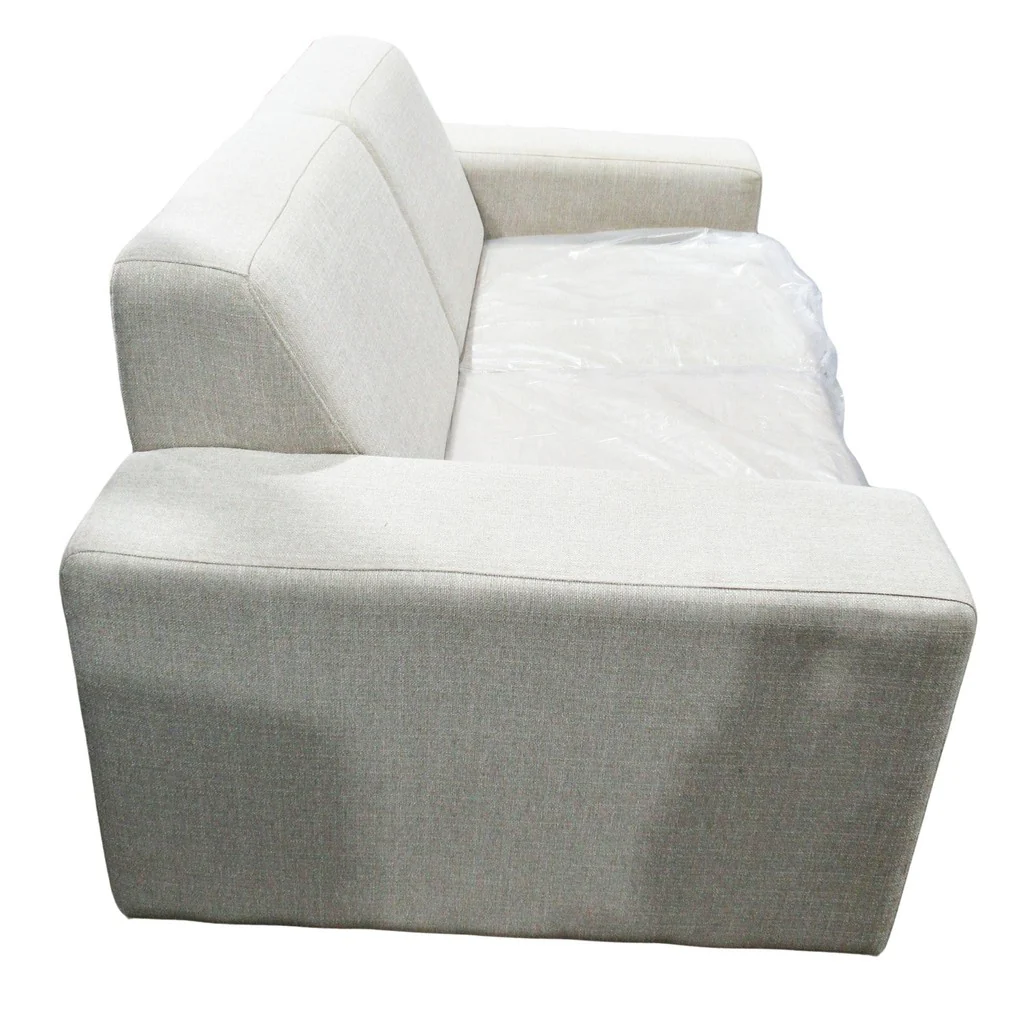 4 Piece Sectional Sofa w/ Chaise Beige - Image 4