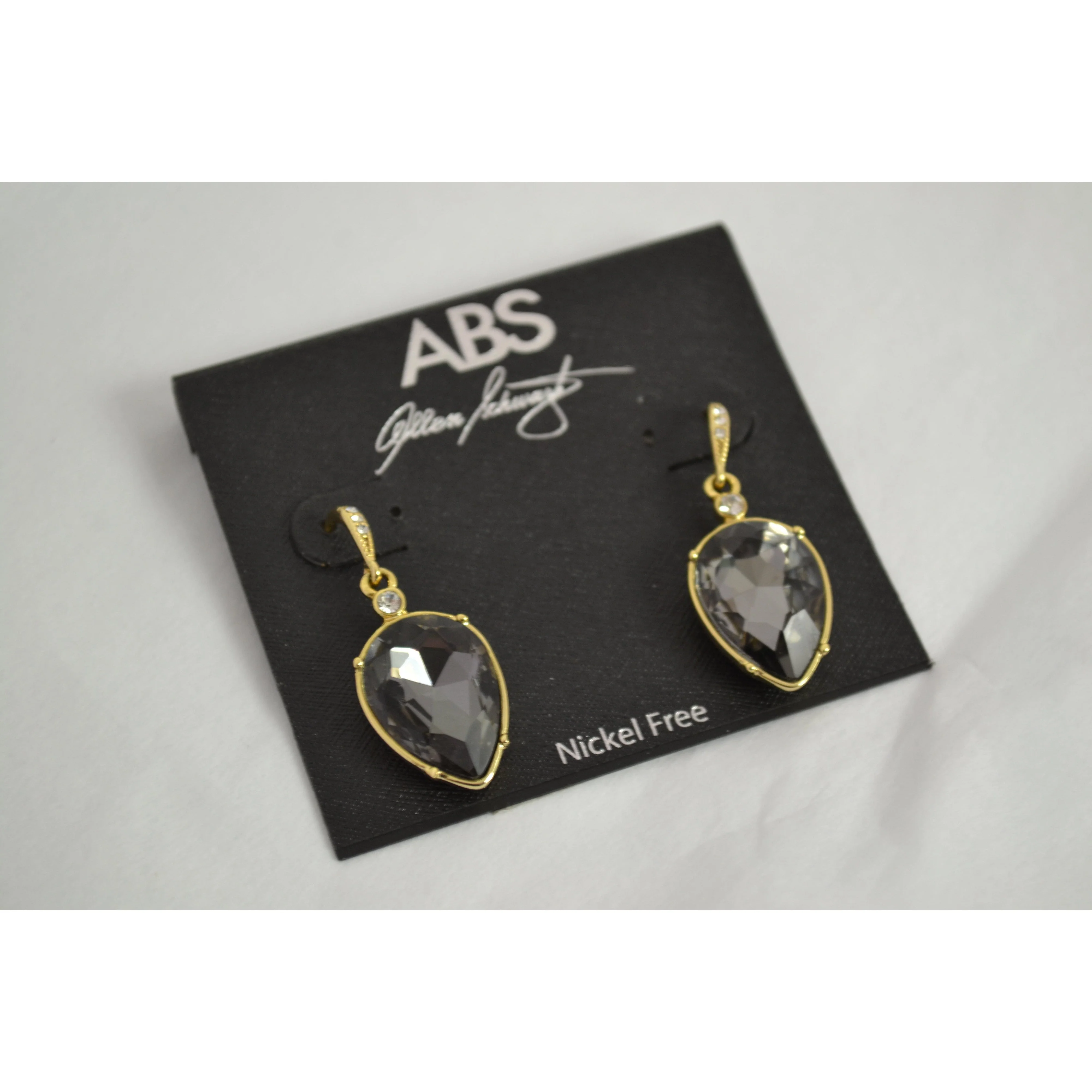 ABS Allen Schwartz Stone Drop Earrings - Image 3