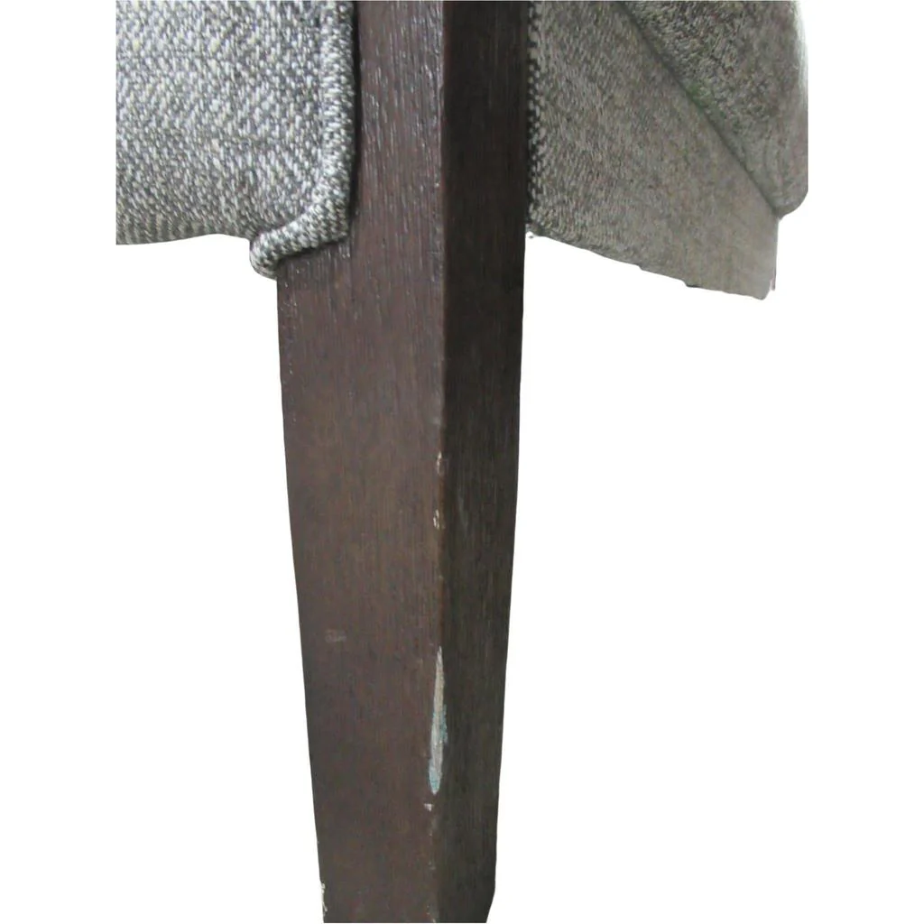Unbranded Accent Chair with Wood Trim Brown - Image 6