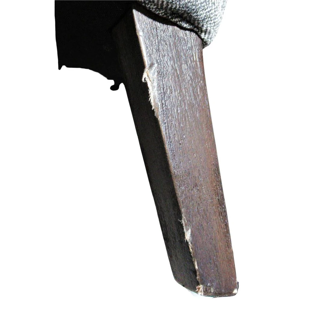 Unbranded Accent Chair with Wood Trim Brown - Image 7