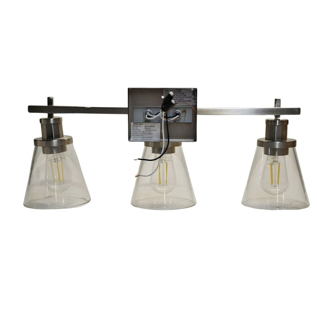 Addington Park Harvey Collection Three Light Vanity Fixture - Image 2