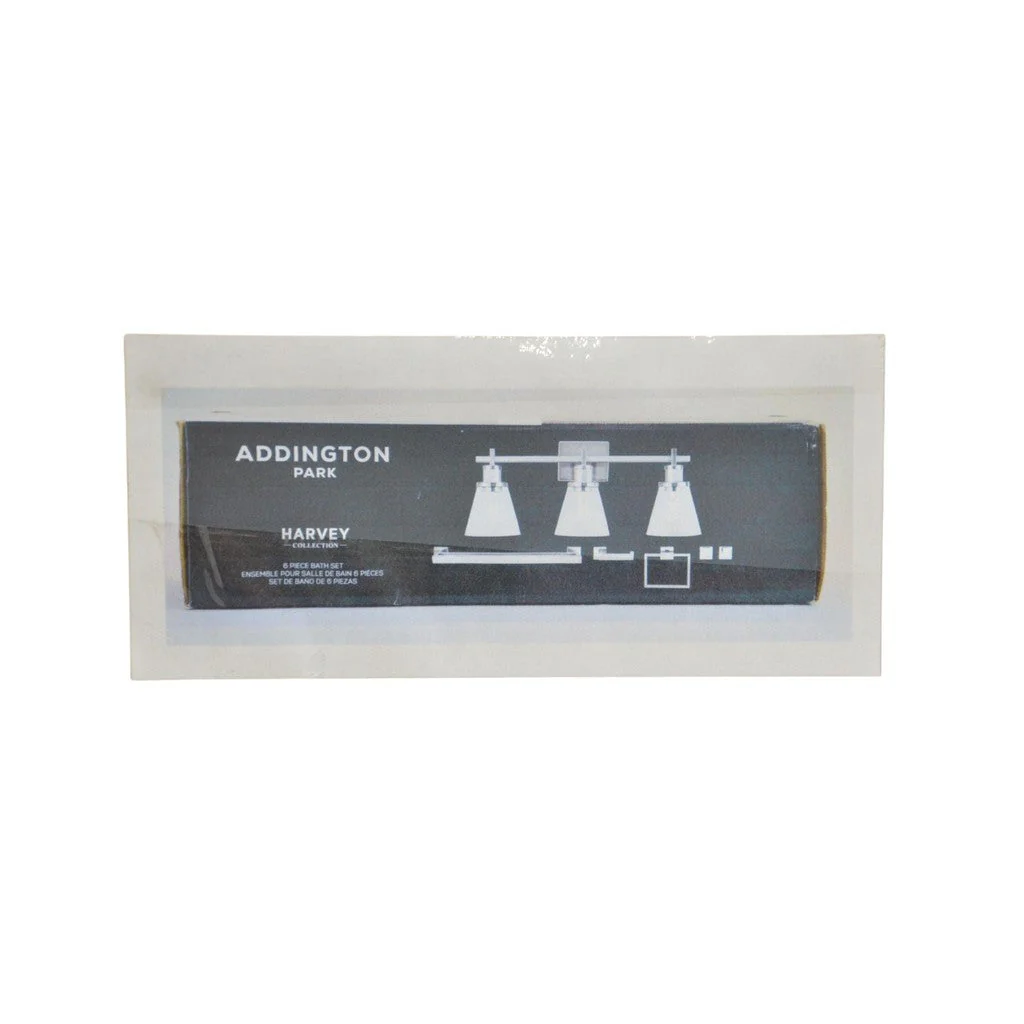 Addington Park Harvey Collection Three Light Vanity Fixture - Image 3