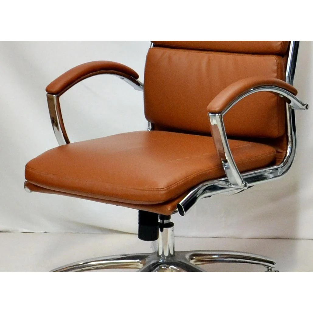 Executive Office Chair - Camel Soft Leather - Image 6