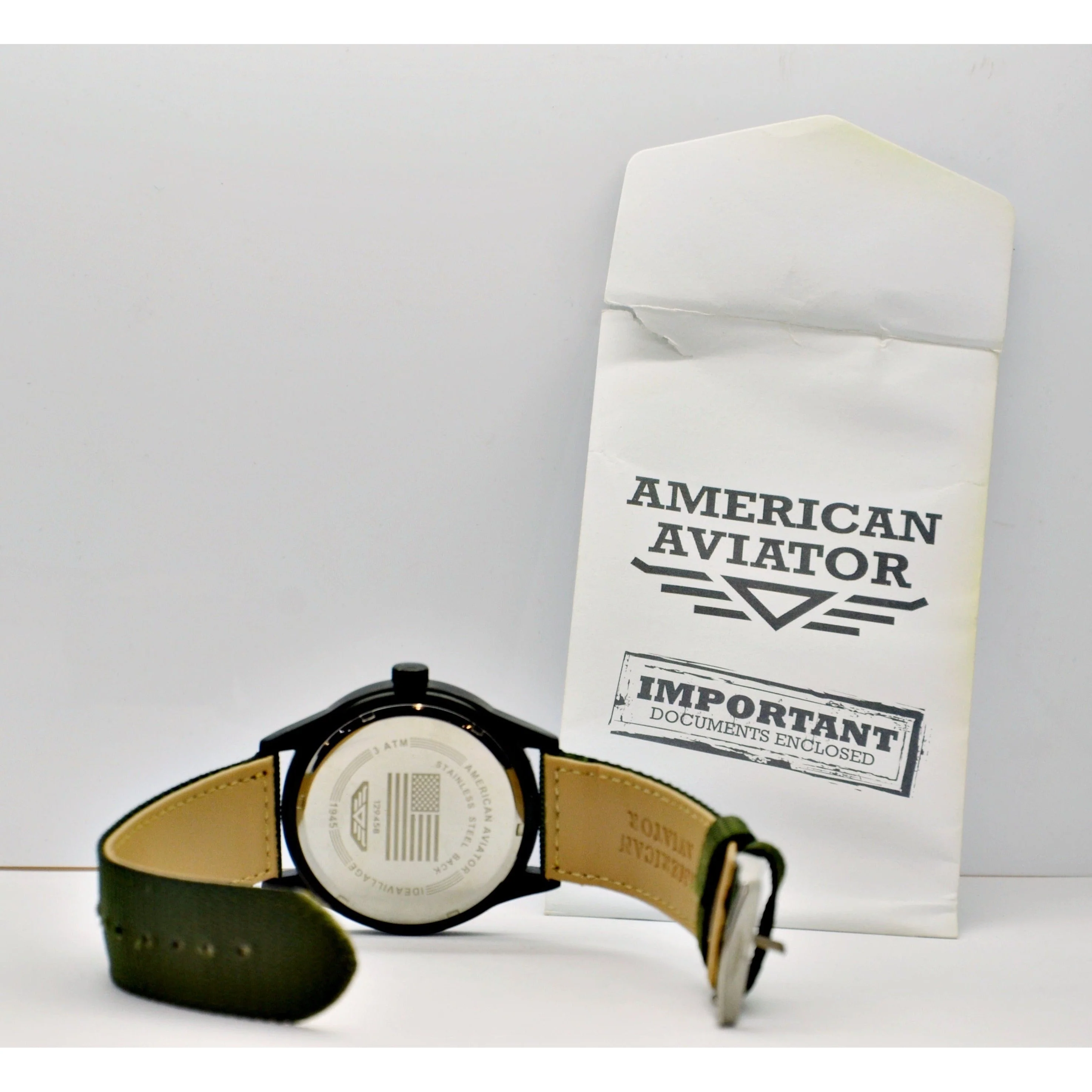 American Aviator Unisex (Rick Harrison) Limited Edition Watch Black - Image 4