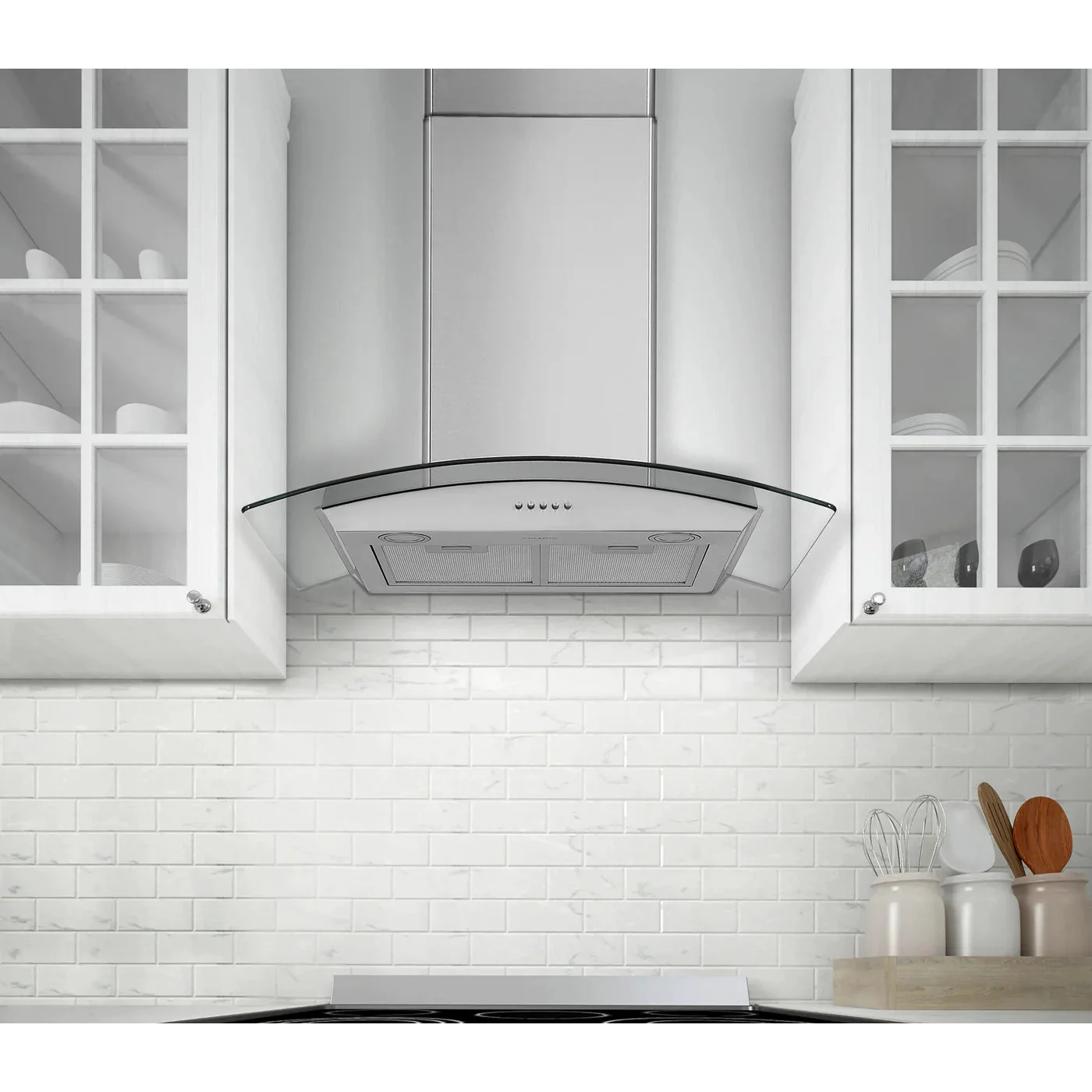 30-in Convertible Stainless Steel Wall-Mounted Range Hood - Image 6