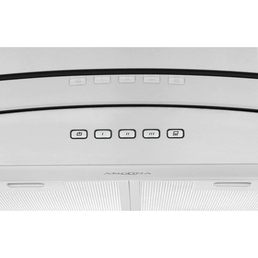 Ancona 30 in. Convertible Wall-Mounted Glass Canopy Range Hood