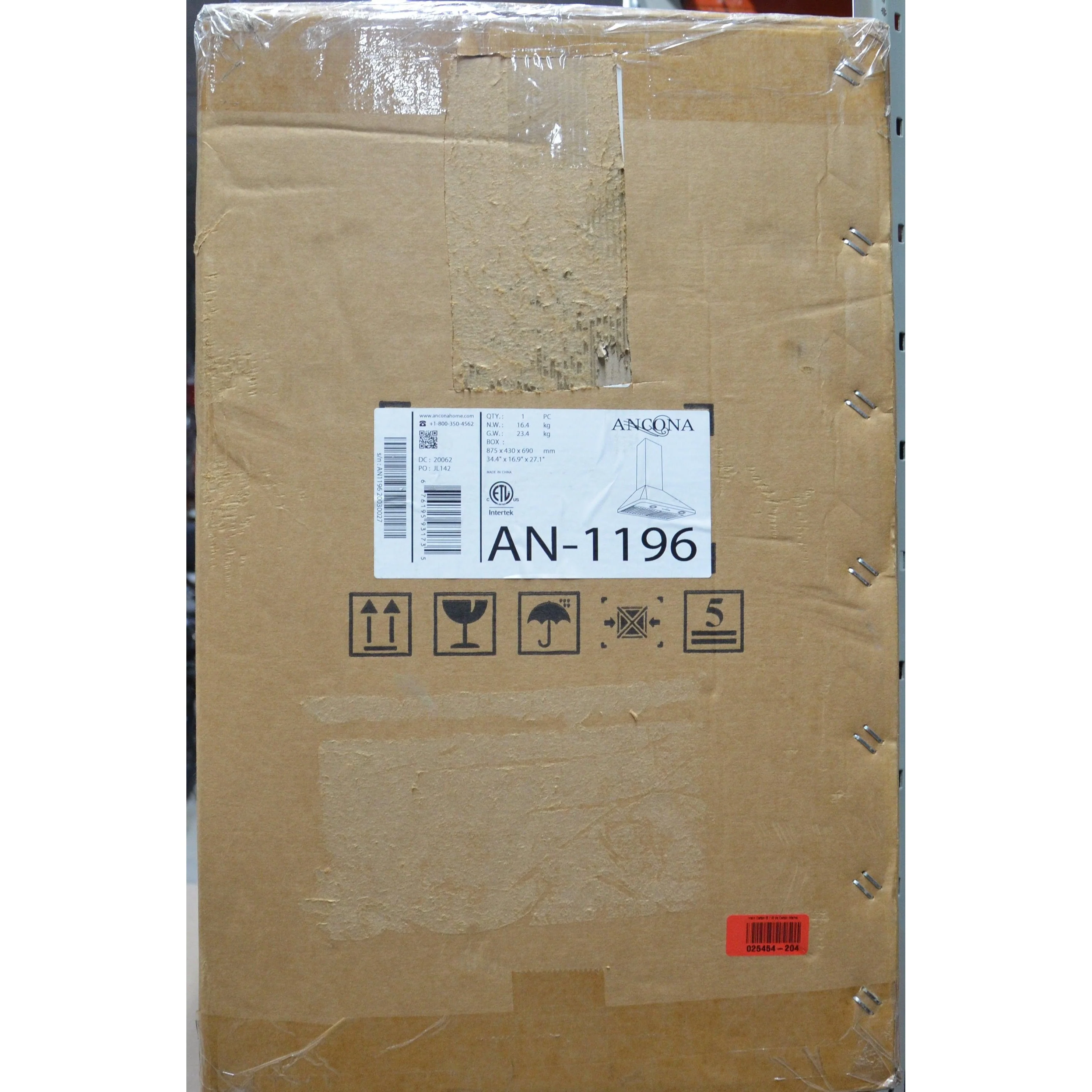 Ancona 30 Inch Range Hood WPR630 Stainless - Image 6
