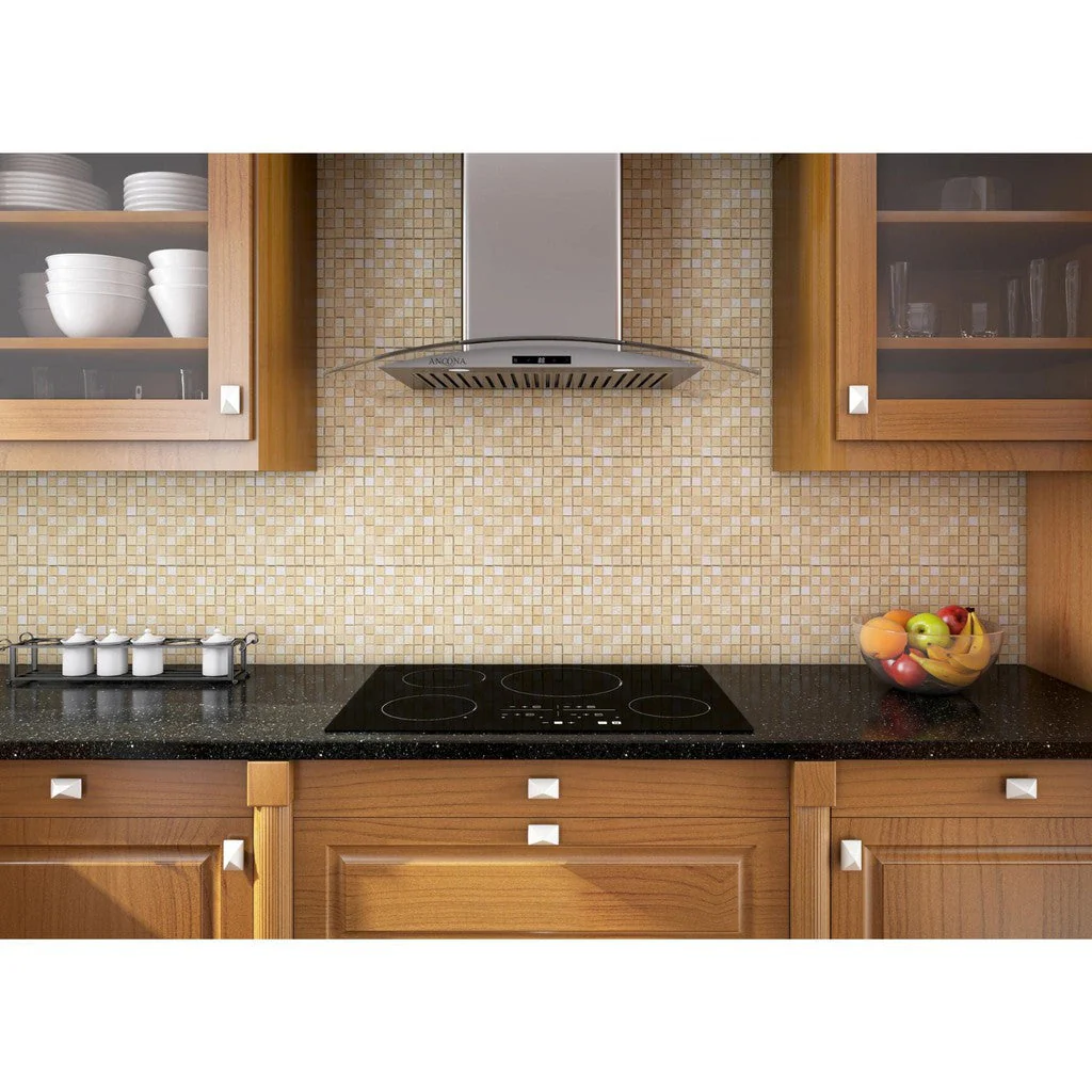 Ancona 30" Range Hood Stainless with Glass GCE630 AN1168 - Image 4