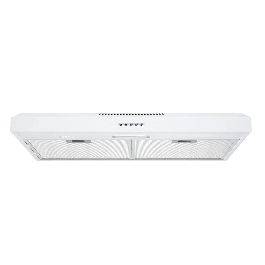 Ancona AN-1277 30 in. Convertible Under Cabinet Range Hood in White - Image 2