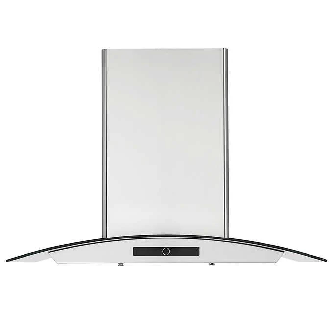 Ancona Convertible Wall-Mount with Glass Range Hood 36 Inch Stainless - Image 3