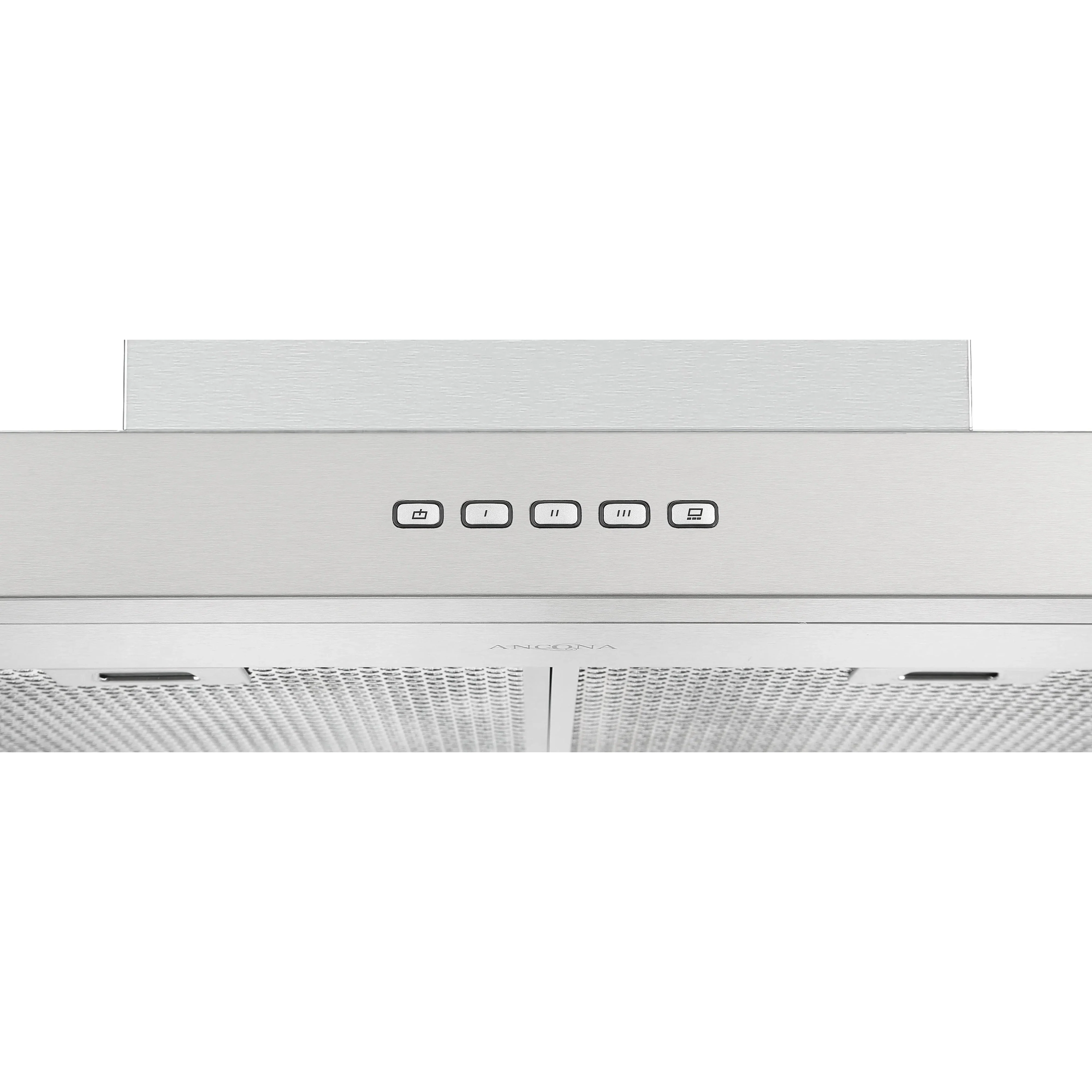 Ancona Convertible Wall Mount Rectangular Range Hood 30 Inch Stainless - Image 4