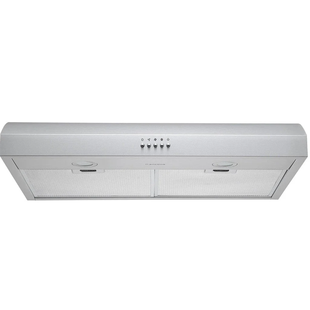 Ancona Slim 30” 350 CFM Ducted Under-cabinet Range Hood AN1258 - Image 2