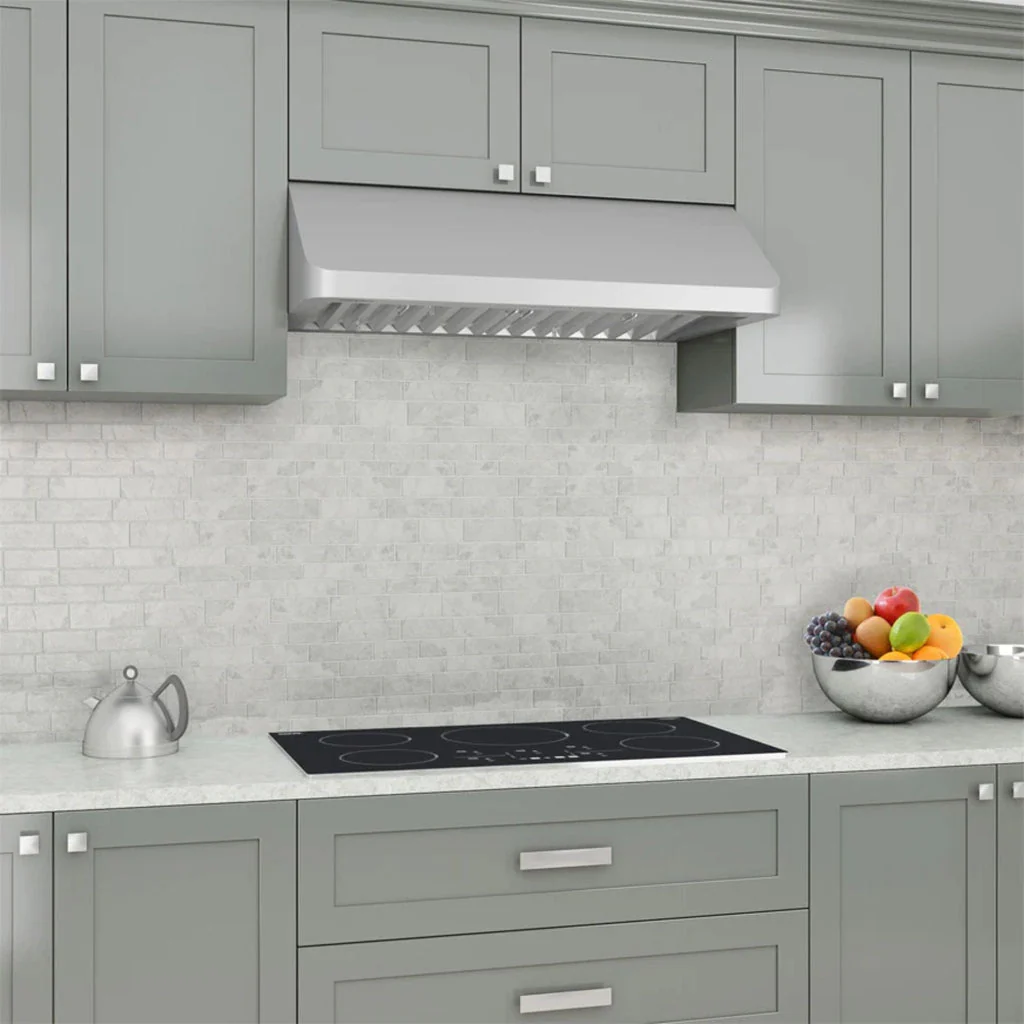 Ancona AN-1285 36 in. Chef Hidden 600 CFM Ducted Under Cabinet Range Hood - Image 2