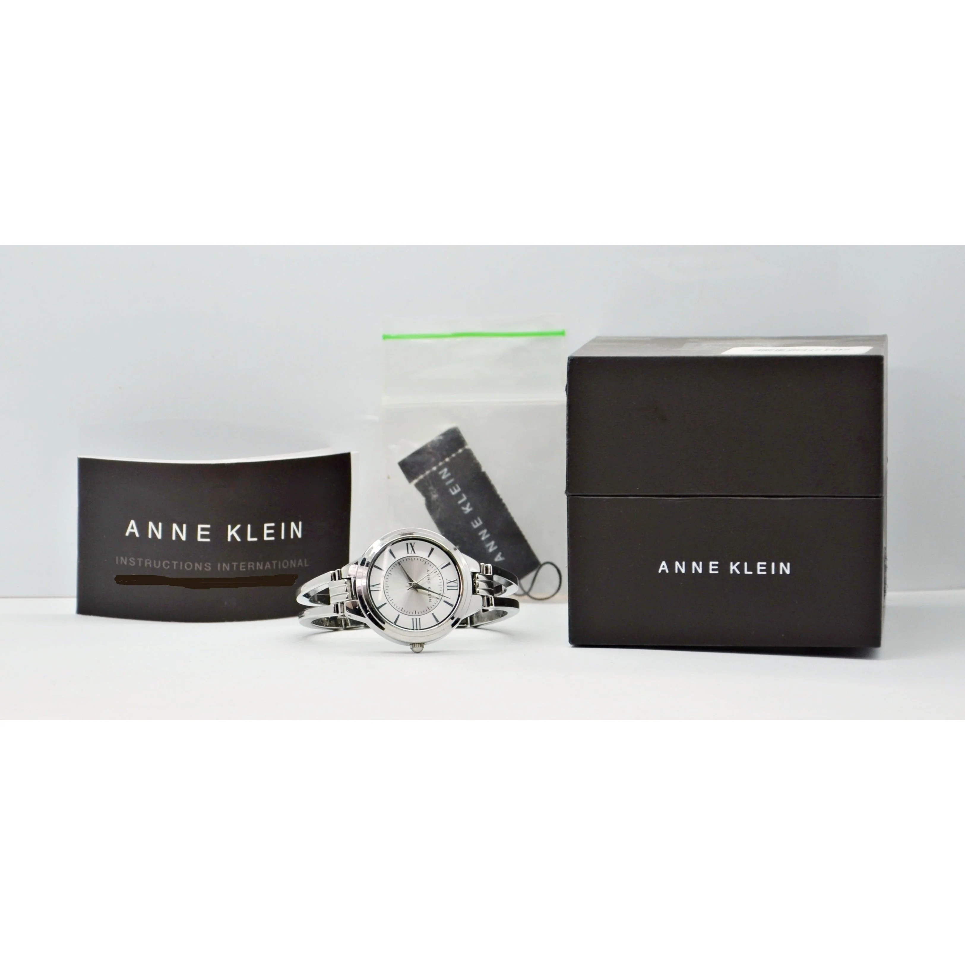 Anne Klein Ladies Double Bar Semi-Bangle Watch - Image 2