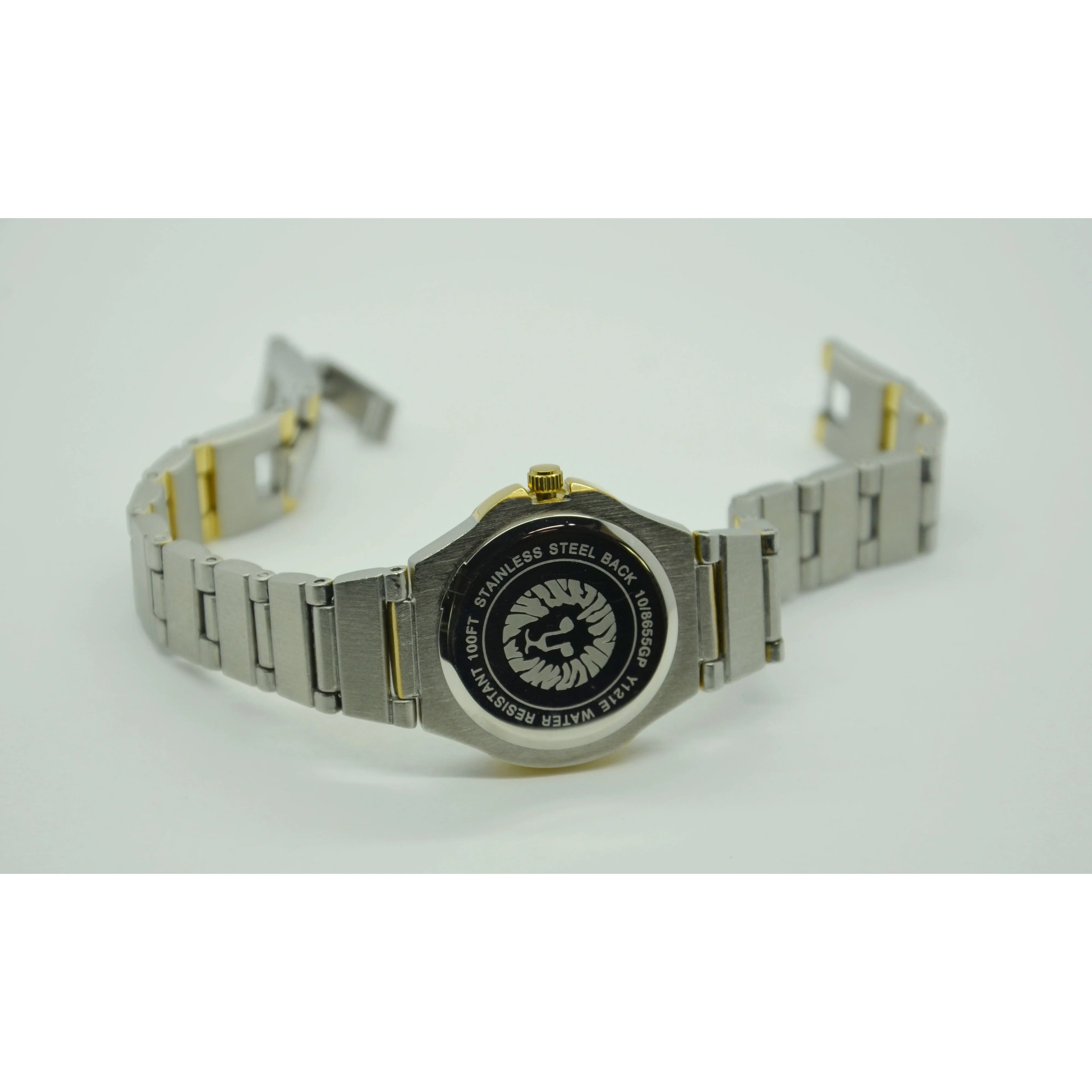 Anne Klein Women's Two Tone Round Dress Watch 108655SVTT - Image 2