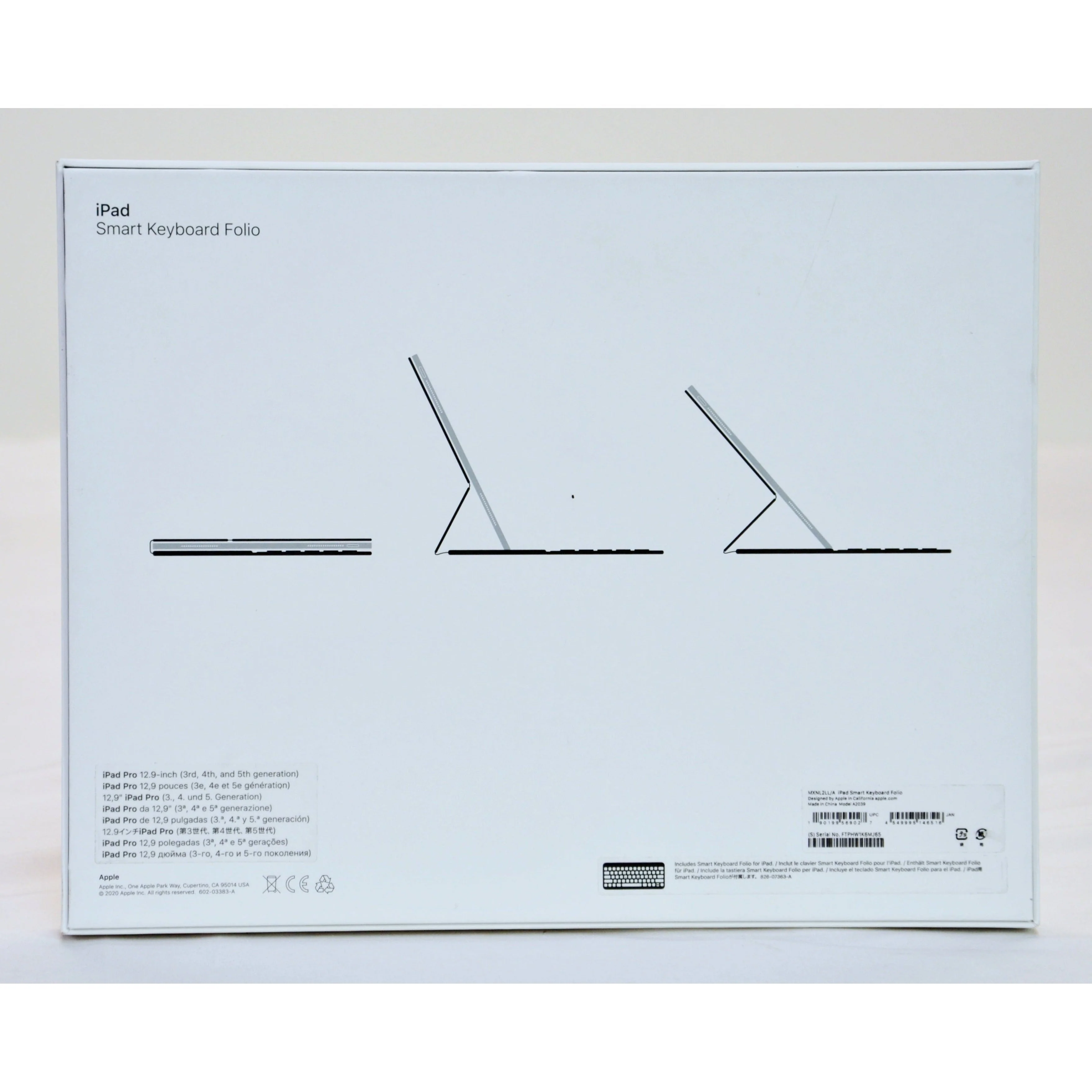 Apple Smart Keyboard Folio for iPad Pro 12.9" (4th Gen) - Black - English - Image 3