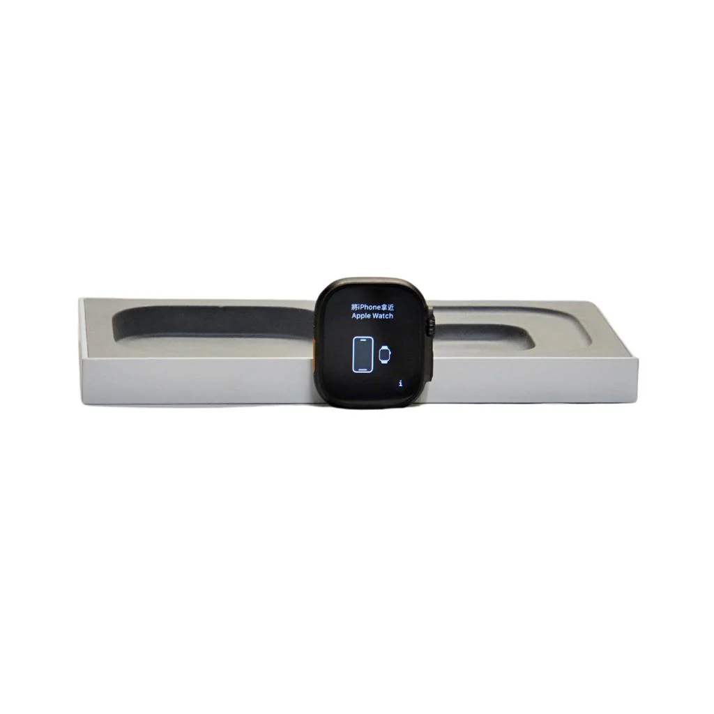 Apple Watch Ultra 2 (GPS + Cellular) Black Titanium Case with Black Ocean Band - Image 2