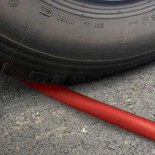 Aqua Joe Fiberjacket Kink-Free Garden Hose 50FT Red - Image 3
