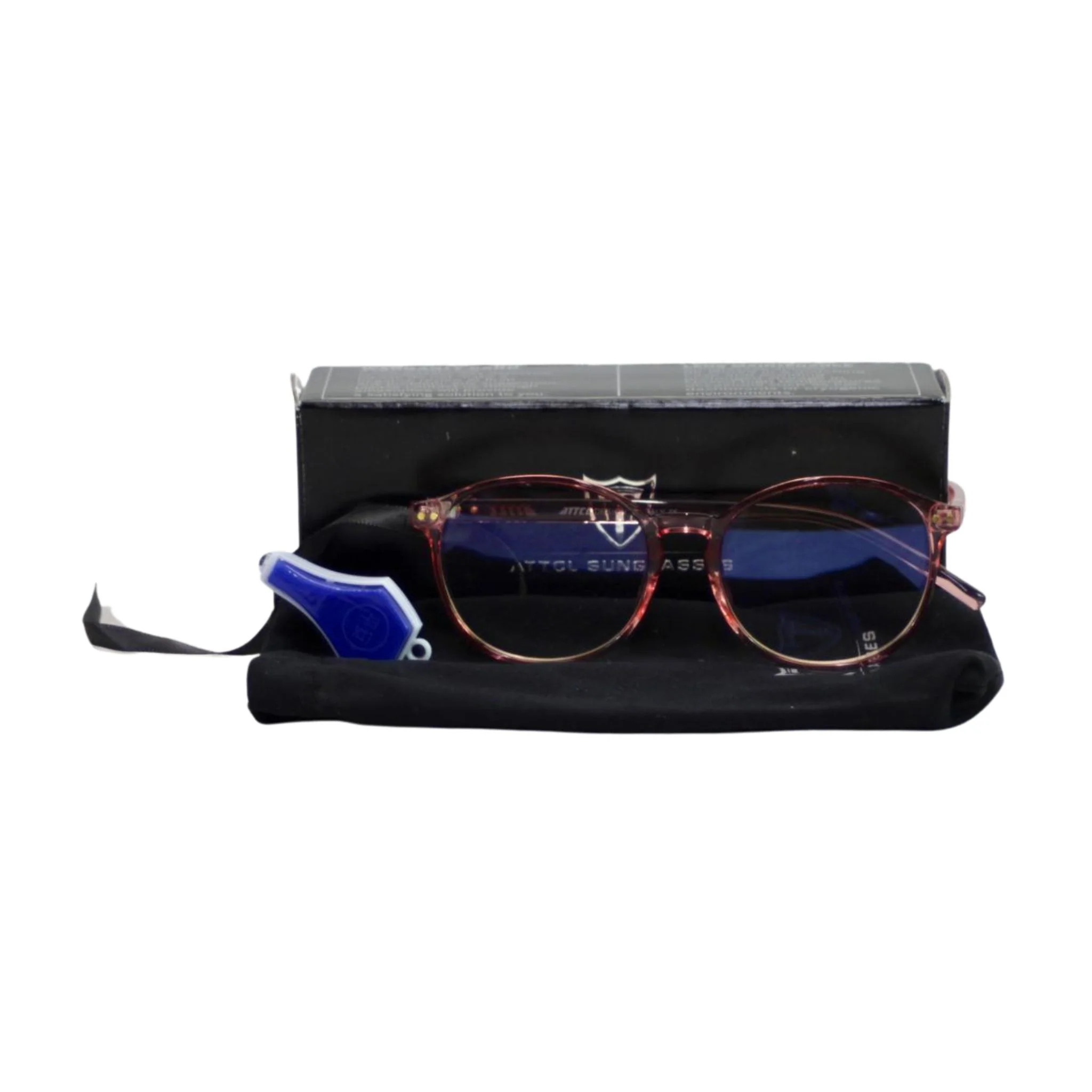 ATTCL Unisex Pink Eyeglasses - Image 4