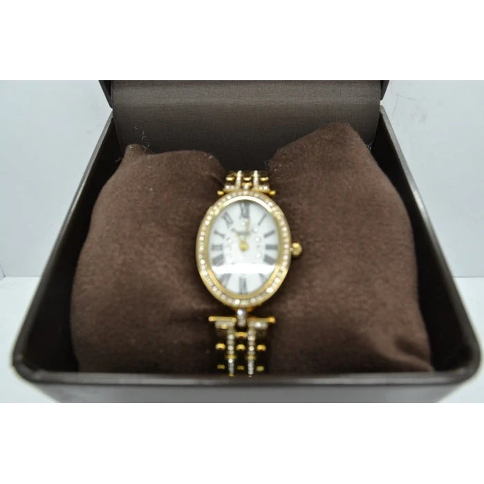 Badgley Mischka Women's BA/1356WMGB Gold-Tone Bracelet Watch - Image 3
