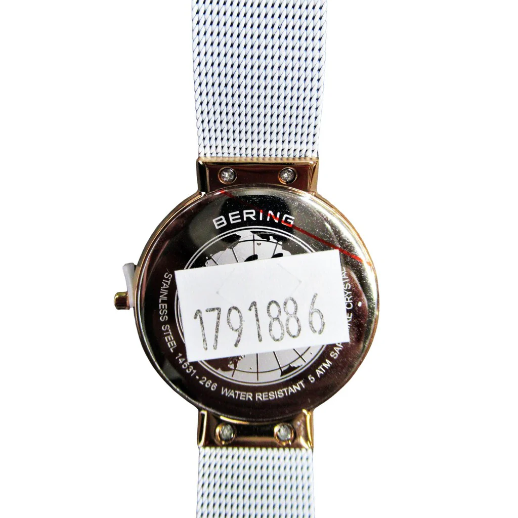 Bering Classic Ladies Watch Brushed Rose Gold - Image 2