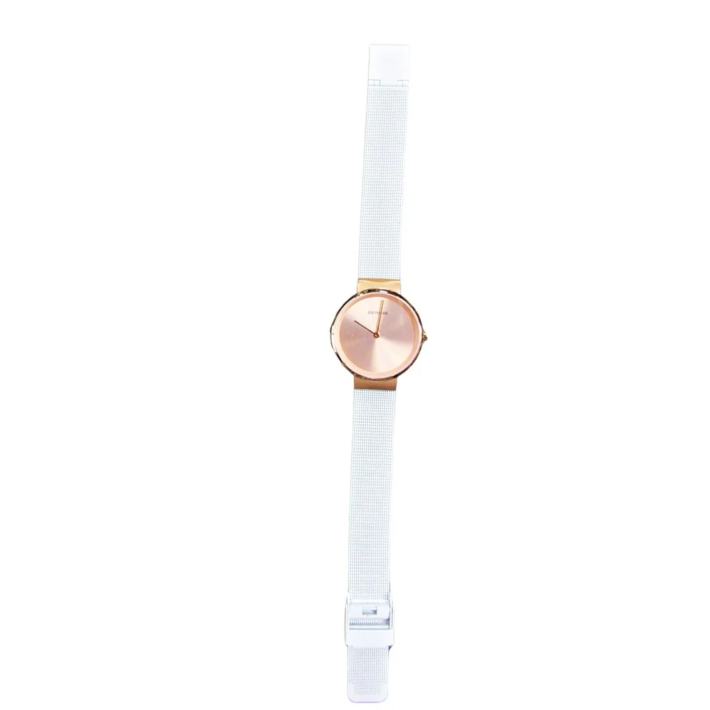 Bering Classic Ladies Watch Brushed Rose Gold - Image 3