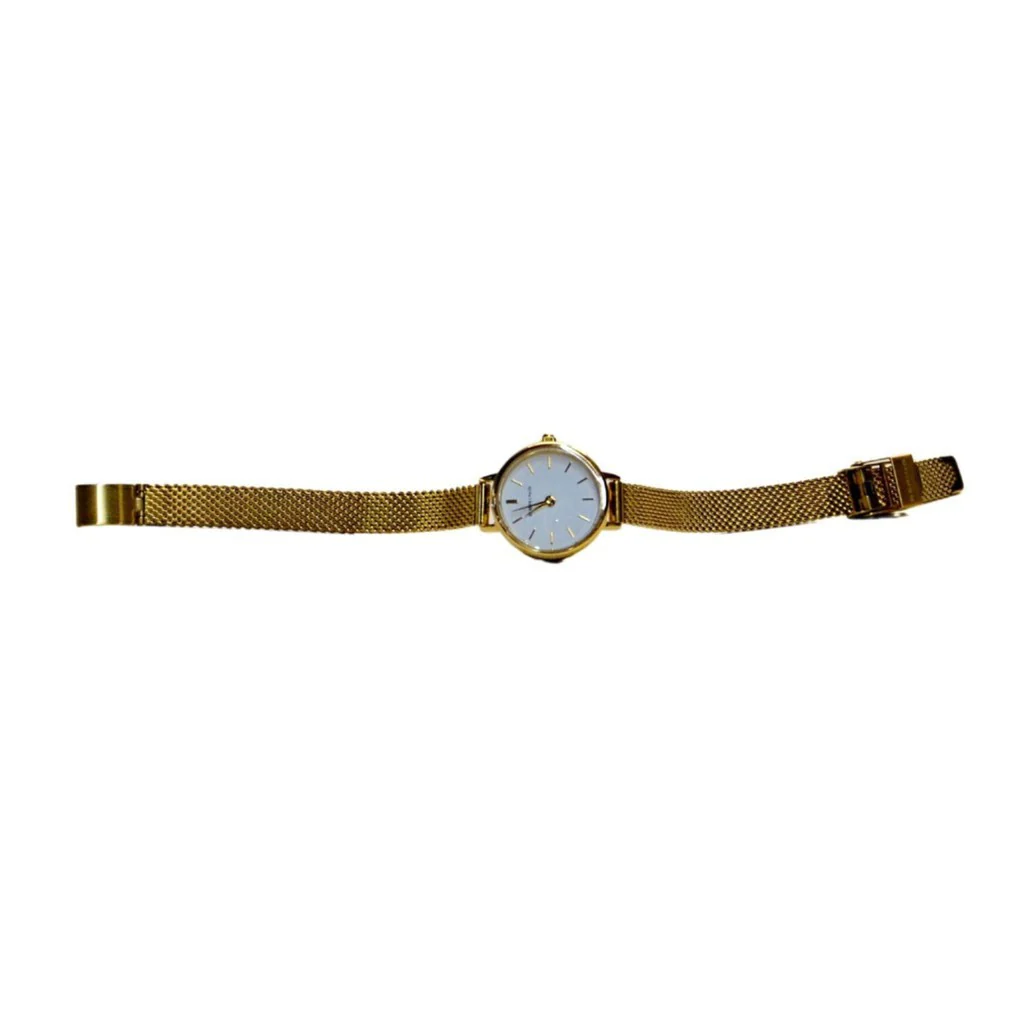 Bering Ladies Classic 11022-334 Watch Gold-Tone/White Dial