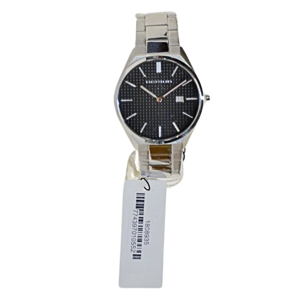 Bering Men's Ultra Slim 17240-702 Polished & Brushed Bracelet Watch-Silver - Image 2