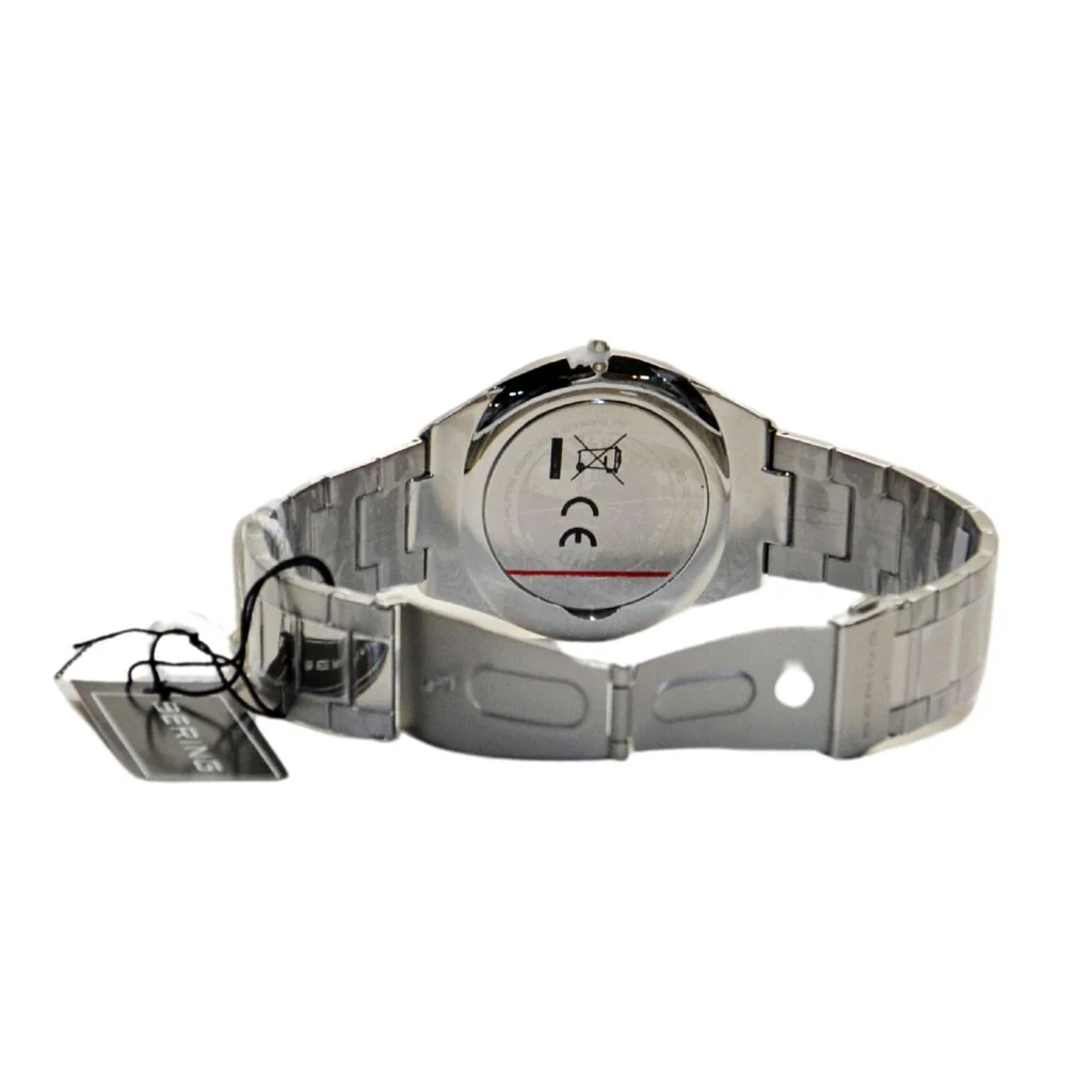 Bering Men's Ultra Slim 17240-702 Polished & Brushed Bracelet Watch-Silver - Image 4