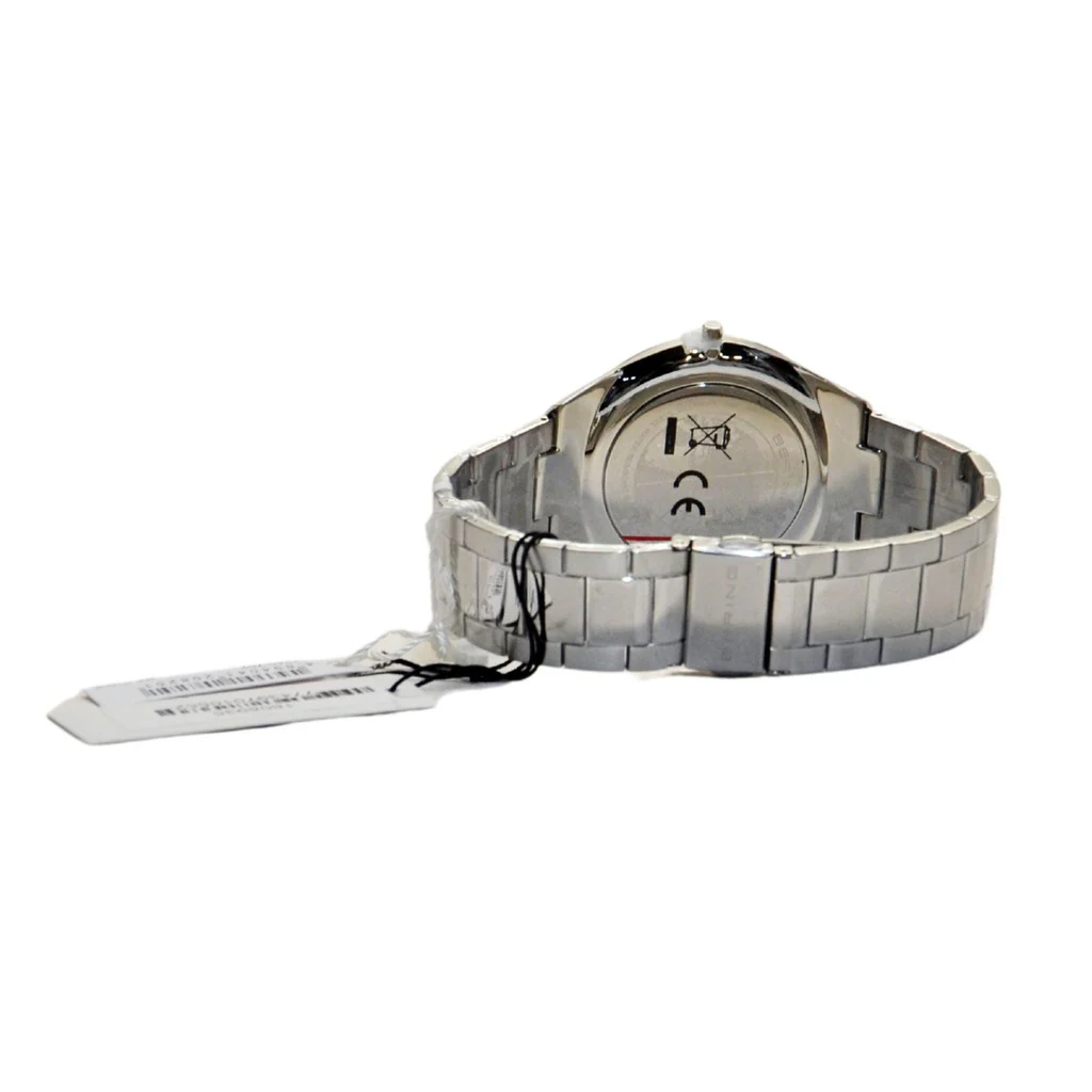 Bering Men's Ultra Slim 17240-702 Polished & Brushed Bracelet Watch-Silver - Image 5