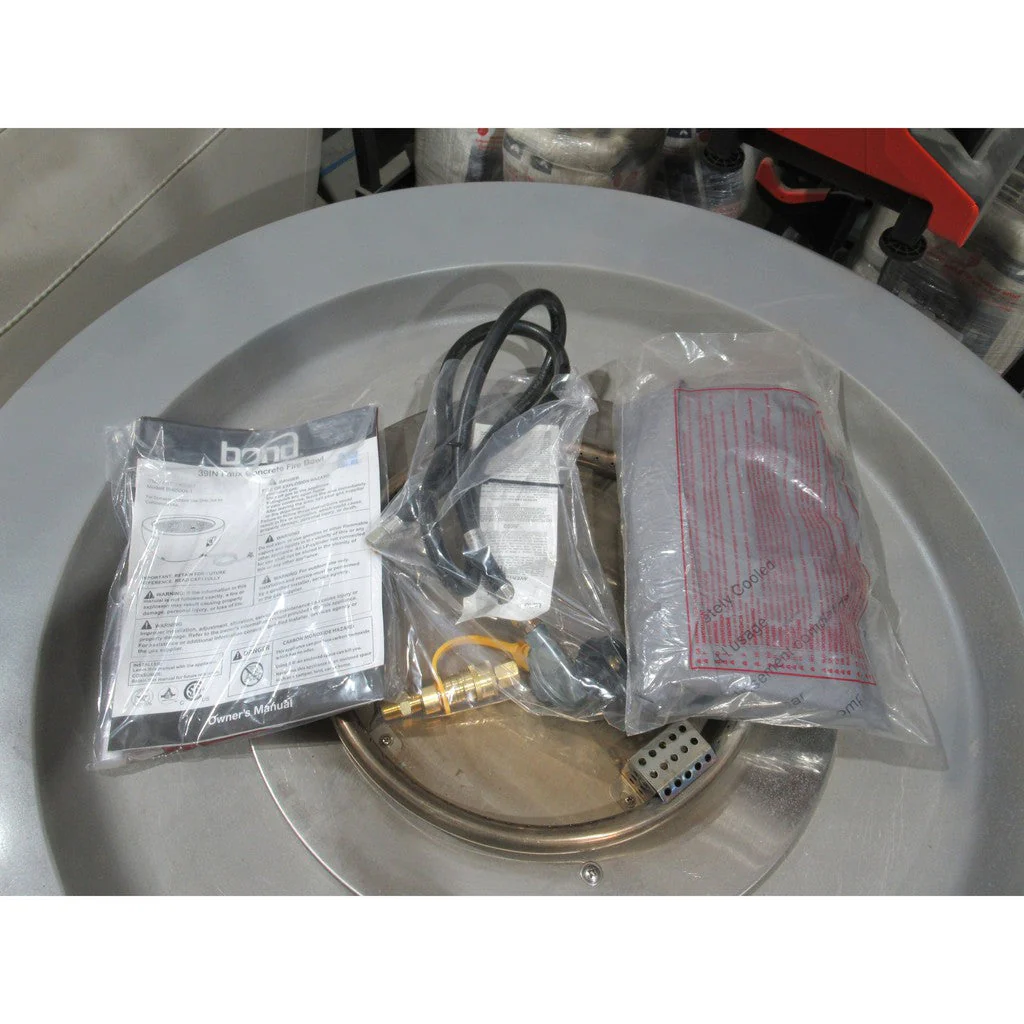 Bond 39in Faux Concrete Fire Bowl - Image 4