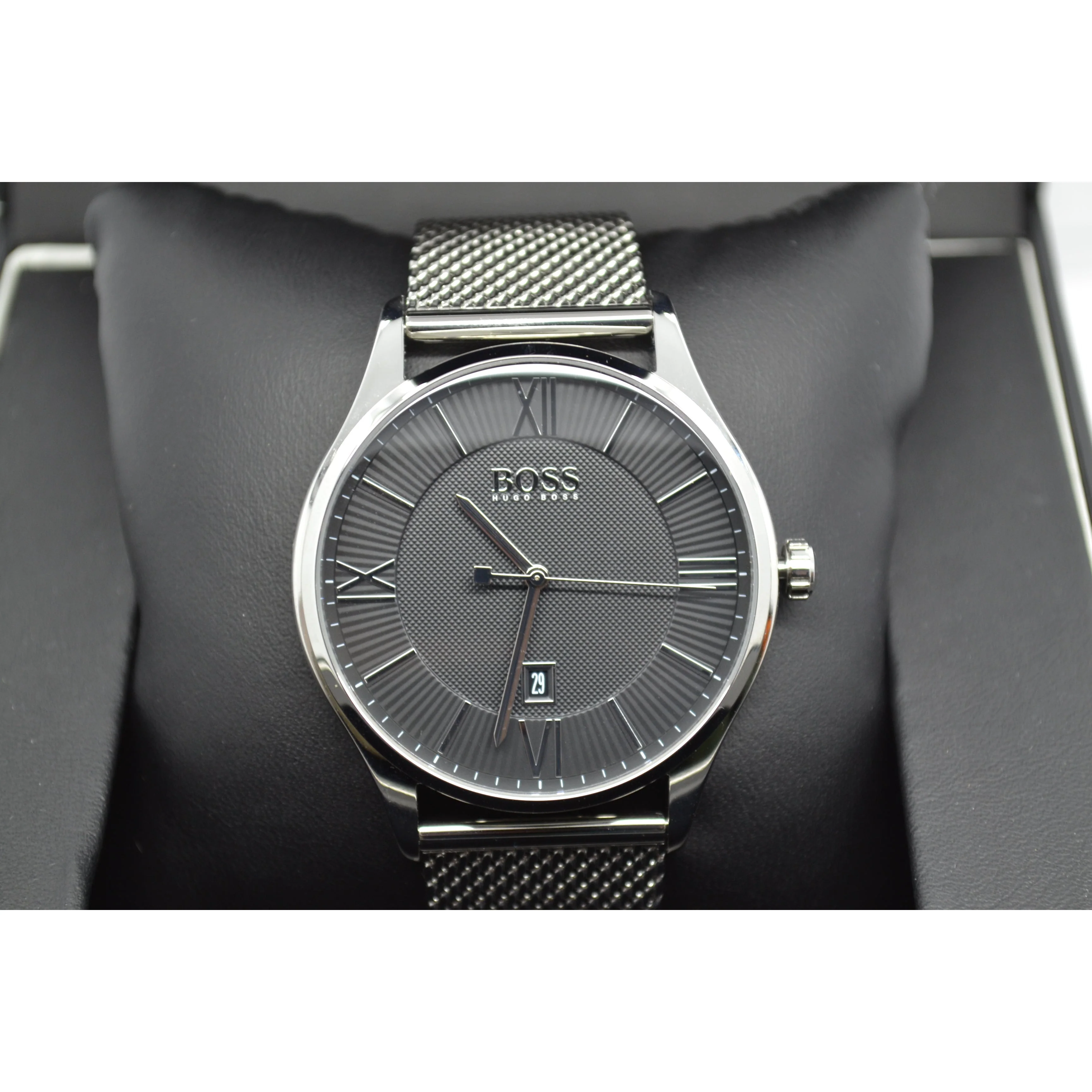 BOSS Men's Governor Steel Mesh Band Watch - Image 2