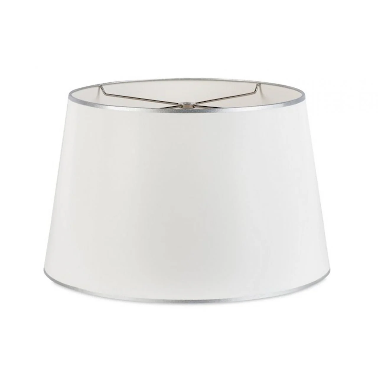 BRADBURN HOME Beckett Shade White/Silver