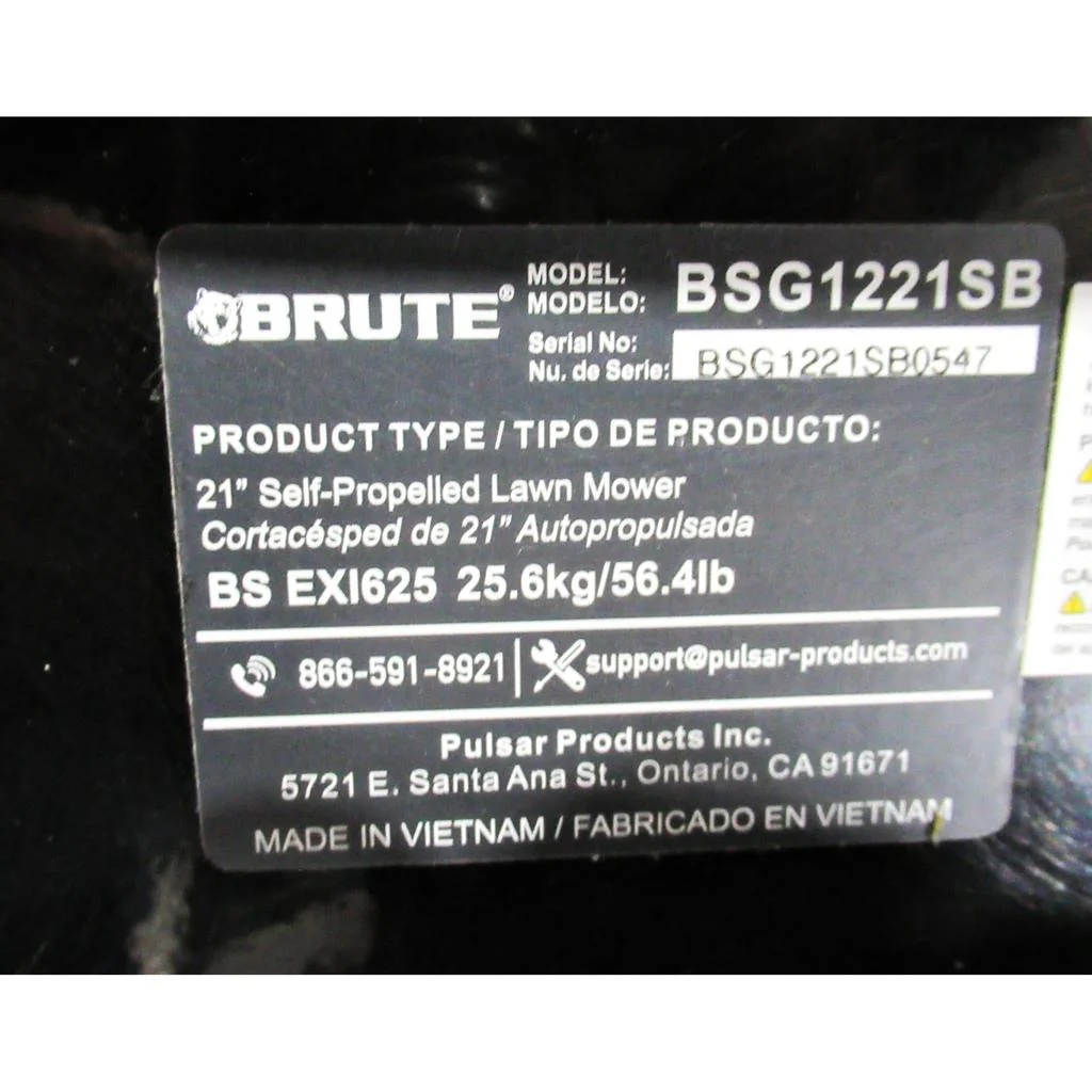 Brute Self Propelled  21" Lawn Mower - Image 4