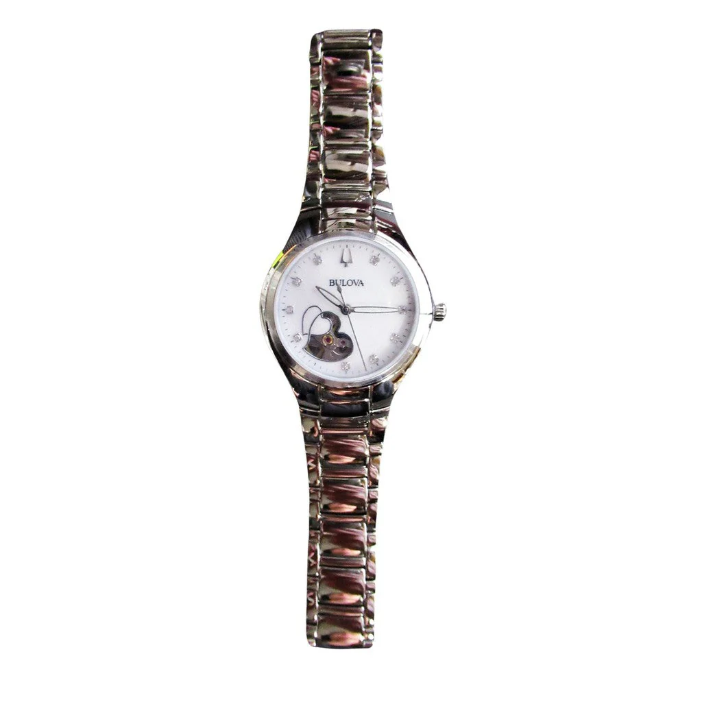 Bulova Classic White Mother-of-Pearl Dial Ladies Watch - Image 2