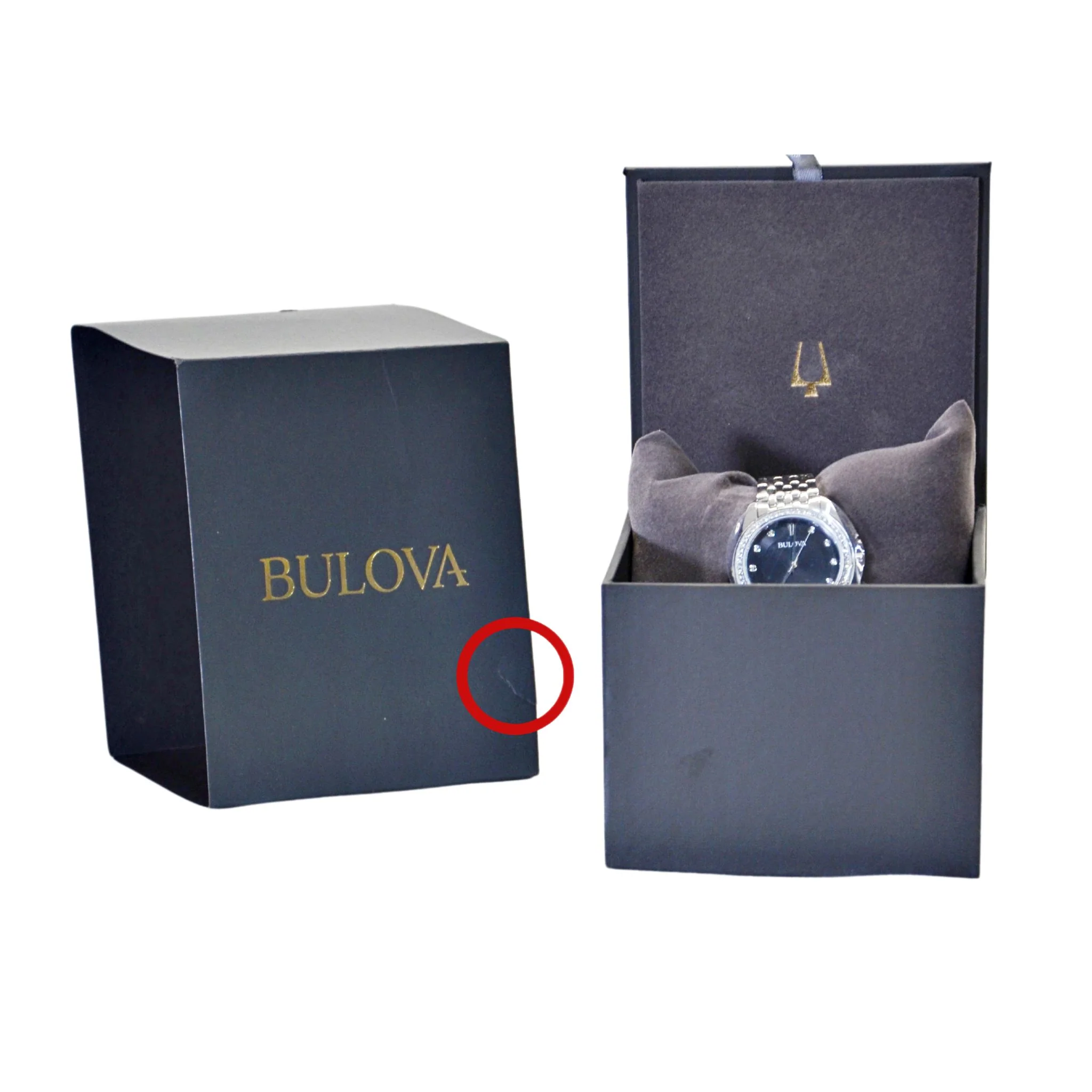 Bulova Ladies Black Dial Watch 96L317 - Image 8