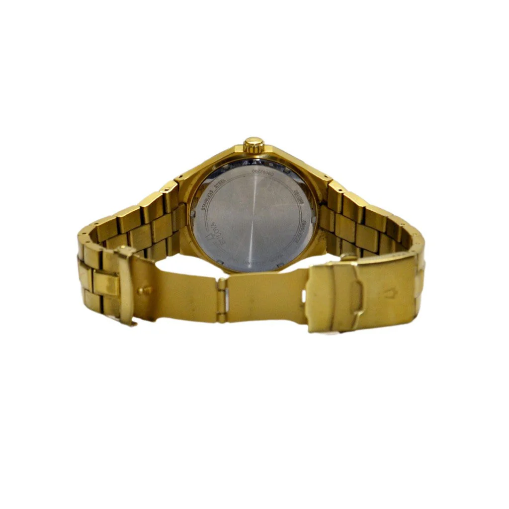 Bulova Men’s SS Classic Quartz 98D182 Gold Tone Watch - Image 4