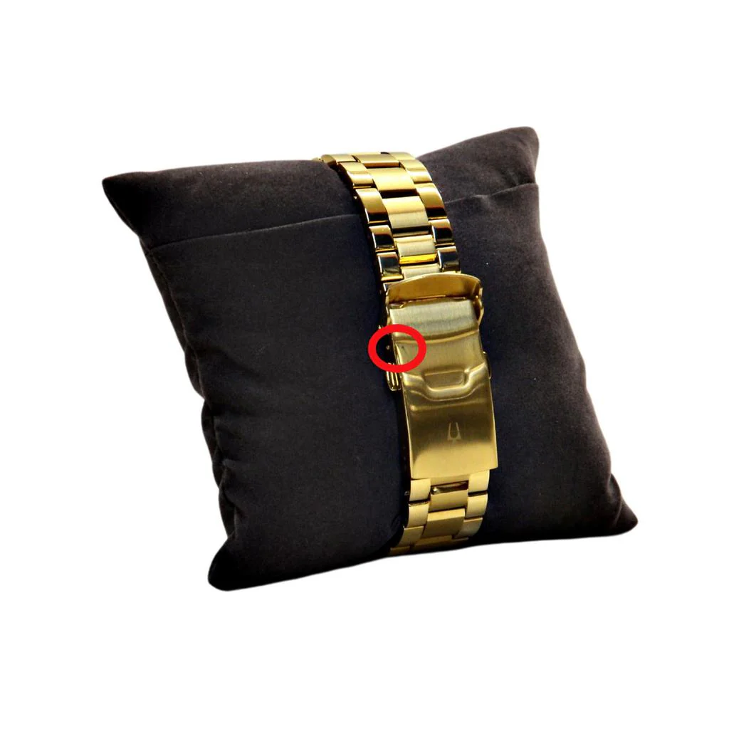 Bulova Men's 98A315 Sport Watch Gold/Black - Image 4