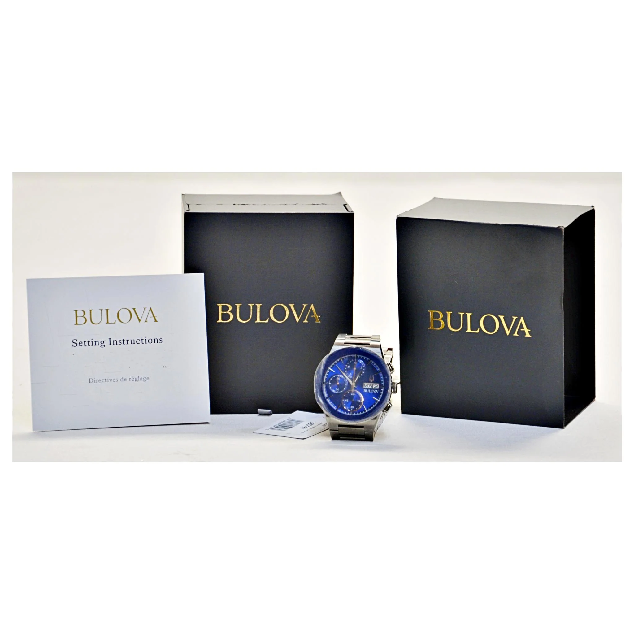Bulova Men's Chronograph 98C143 Stainless Steel Bracelet Watch