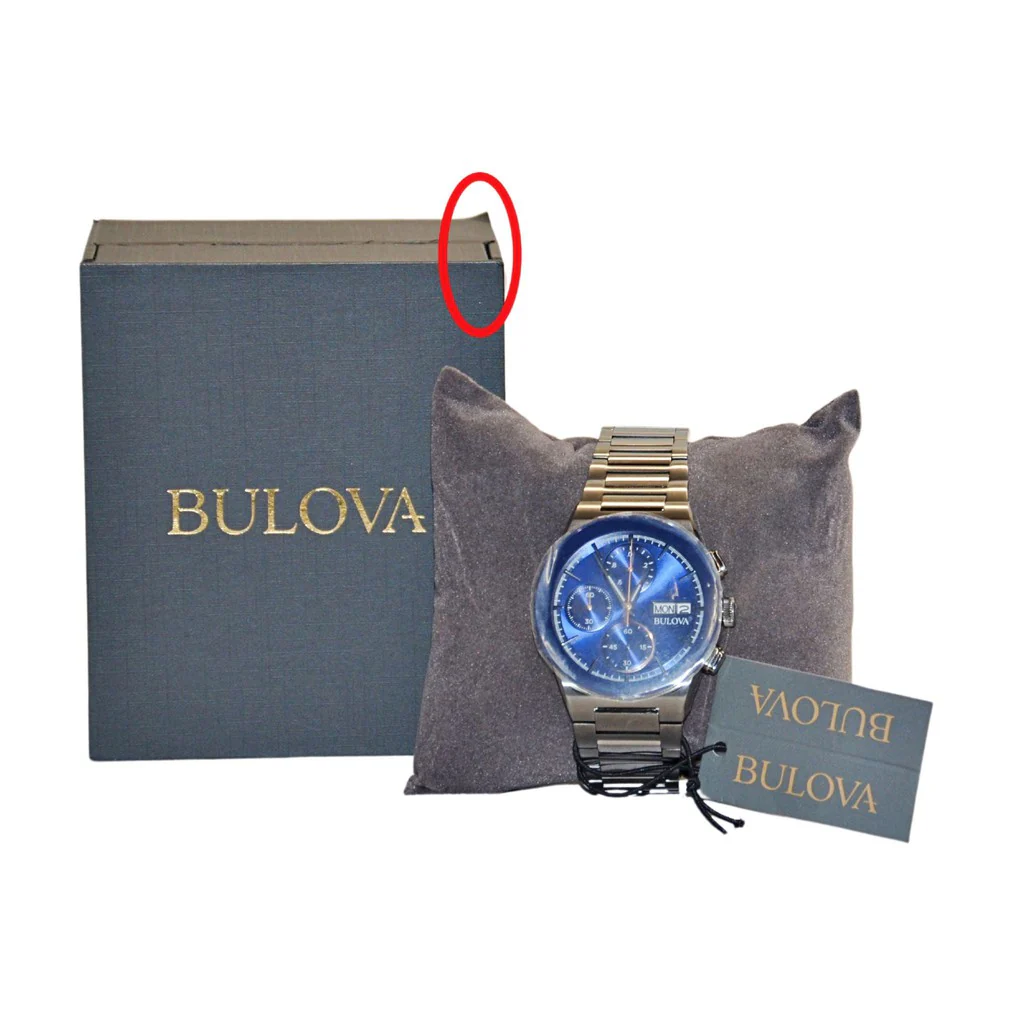 Bulova Men's Chronograph 98C143 Stainless Steel Bracelet Watch - Image 2
