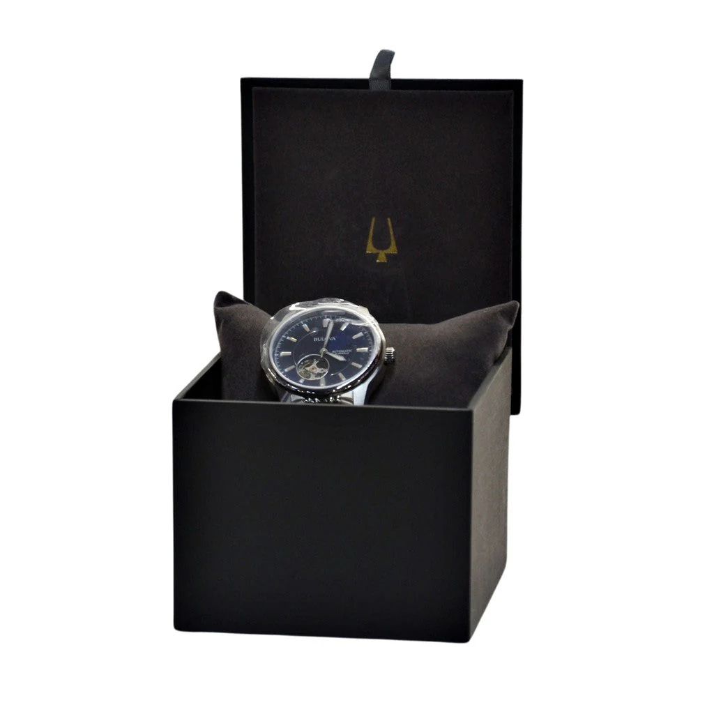 Bulova Men's Classic 96A189 Blue Dial Watch - Image 2
