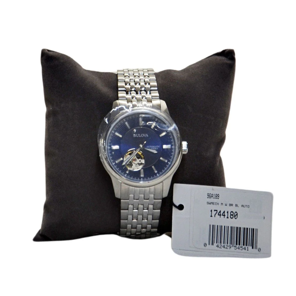 Bulova Men's Classic 96A189 Blue Dial Watch - Image 3