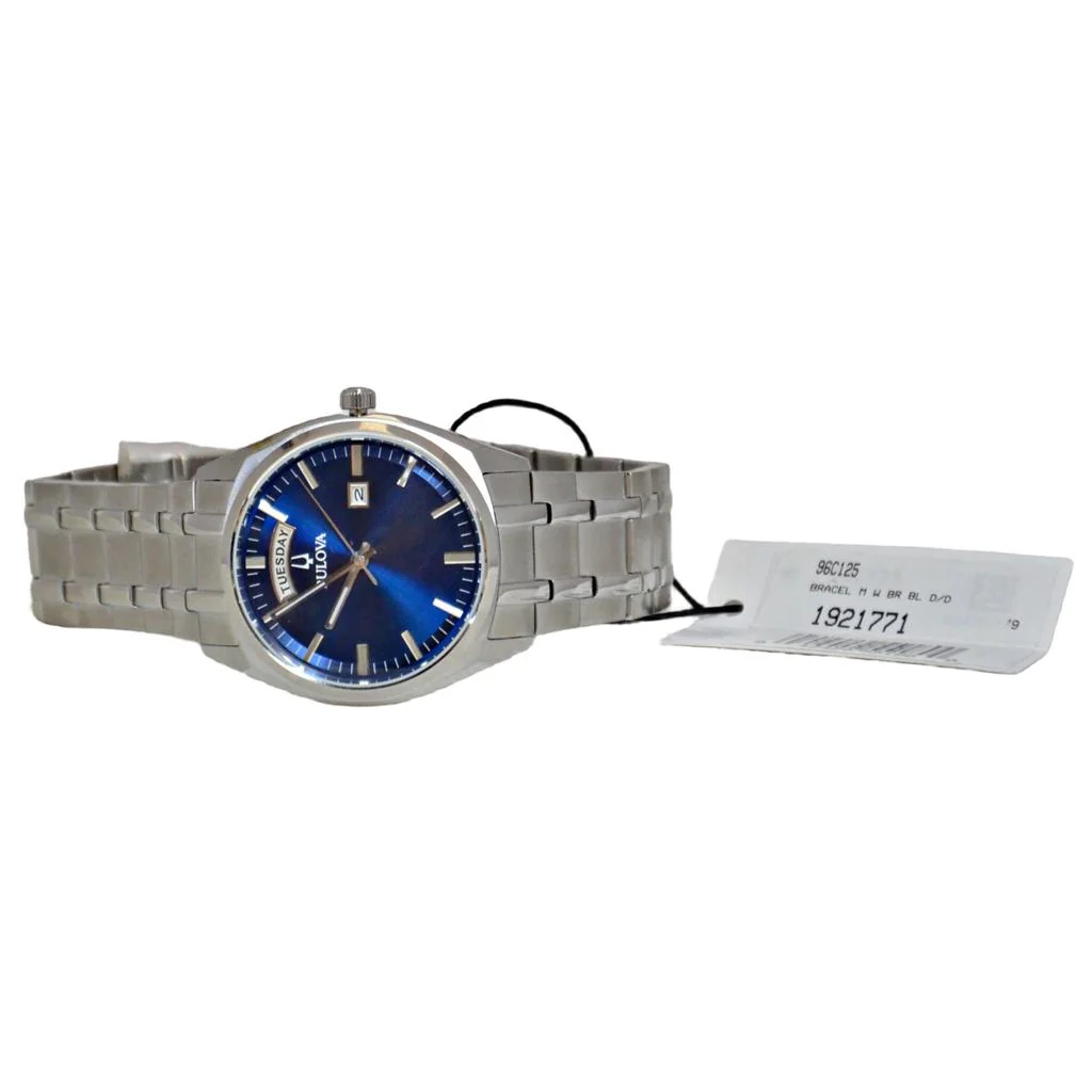 Bulova Men's Surveyor Blue Dial Watch Model 96C125 - Image 2