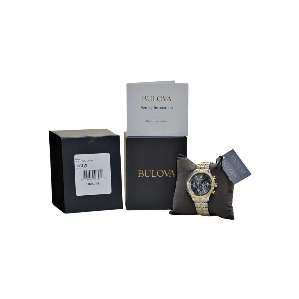 Bulova Men's Two-Tone Bracelet Watch-98A215