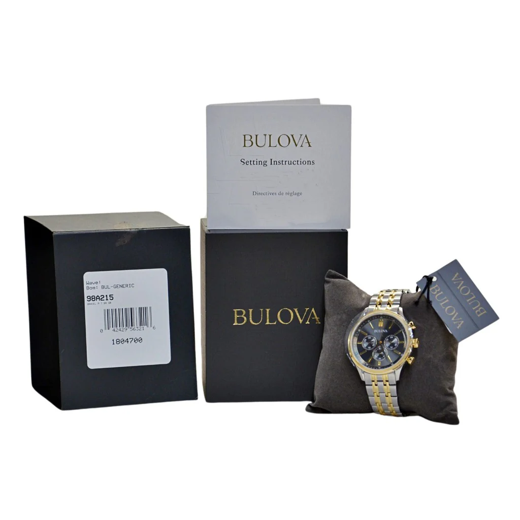 Bulova Men's Two-Tone Bracelet Watch-98A215