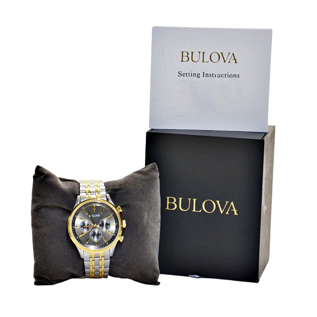 Bulova Men's Two-Tone Bracelet Watch - 98A215