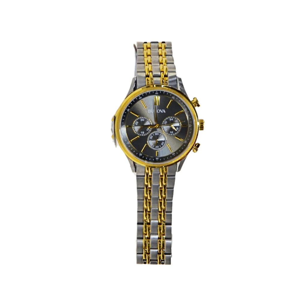Bulova Men's Two-Tone Bracelet Watch - 98A215 - Image 2